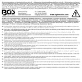 Dubbel-styrrullar-sats | för strandkorgar / pallmöbler | Ø 75 mm | 4 delar. BGS Diy 81940