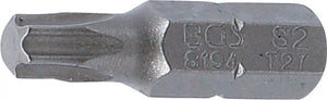 Bit | Längd 25 mm | Yttre sexkant 6,3 mm (1/4") | T-Profil (för Torx) T27. BGS 8194