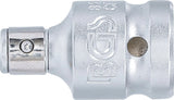 Bit-Adapter med spärrkula | Inre fyrkant 12,5 mm (1/2") | Inre sexkant 6,3 mm (1/4"). BGS 8201