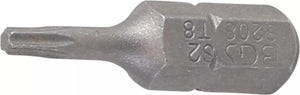 Bit | Längd 25 mm | Yttre sexkant 6,3 mm (1/4") | T-Profil (för Torx) T8. BGS 8208
