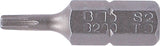 Bit | Längd 25 mm | Yttre sexkant 6,3 mm (1/4") | T-Profil (för Torx) T9. BGS 8209