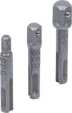 Adaptersats | SDS - 6,3 mm (1/4"), 10 mm (3/8"), 12,5 mm (1/2") | 3 delar. BGS 8214