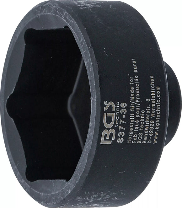 Oljefilternyckel | Sexkant | Ø 36 mm. BGS 8377-36