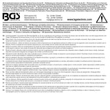 Kompressions- och Tryckförlust-Test-sats för Bensin- och Dieselmotorer. BGS 8401