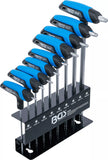 T-handtag-Nyckel-sats | T-Profil (för Torx) T10 - T50 | 9 delar. BGS 8485