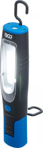 COB-LED-verkstadslampa med magnet och krok. BGS 85345