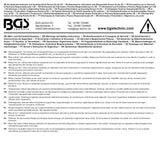 Bagage-Kombinationslås-sats | 2 delar. BGS Diy 85809