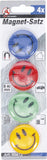 Magnet-sats | "Smile" | Ø 40 mm | 4 delar. BGS Diy 85812