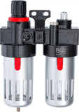 Tryckluft-filter / smörjarenhet med tryckregulator. BGS 8603