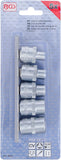 Sats med trekantsinsatser | M5 - M12 (8 - 16,5 mm) | 5 delar. BGS 8608