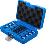 Bit-Insats-Sortiment | 6,3 mm (1/4") | T-Profil (för Torx) med kulhuvud T10 - T40 | 7 delar. BGS 8618