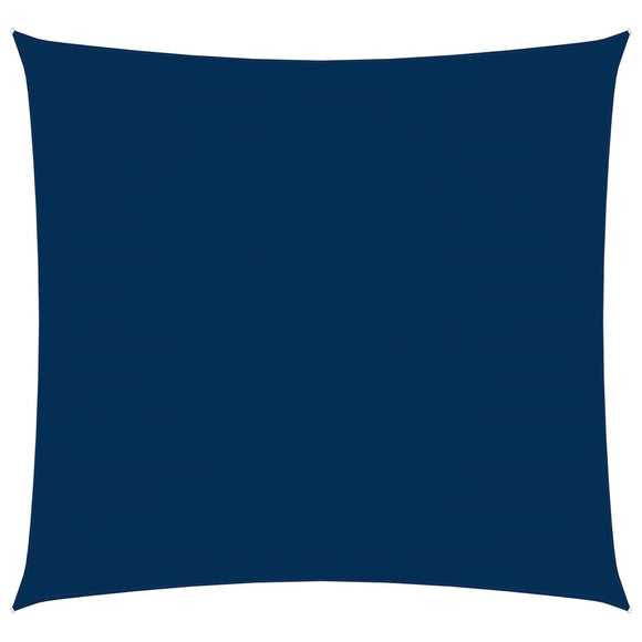 Solsegel oxfordtyg fyrkantigt 2,5x2,5 m blå