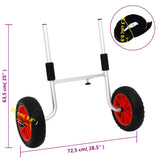 Kajakvagn avtagbar 100 kg aluminium