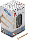 Universalskruv | T-Profil (för Torx) T20 | 4,0 x 50 mm | 120 st.