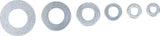 Brickor-Sortiment | Ø 4 - 12 mm (innerdiameter) | 130 delar. BGS Diy 88133