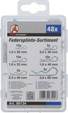 Fjädersprint-sortiment | Ø 1,2 - 3,0 mm | 48 delar. BGS Diy 88134