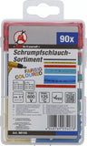 Krympslang-sortiment | kulört | 90 delar. BGS Diy 88150