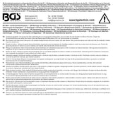 Krympslang-sortiment | svart | 90 delar. BGS Diy 88152