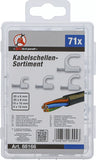Kabelklämma-Sortiment | 71 delar. BGS Diy 88166