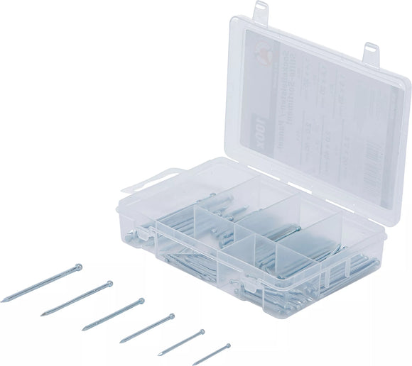 Sockellist- / panelstift-sortiment | 100 delar. BGS Diy 88178