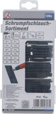 Krympslang-sortiment | svart | 126 delar. BGS Diy 88184