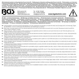 Reservspetsar för låsringsstång | 4 Par | för BGS 8831-1. BGS 8831-2