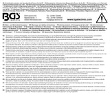 Reservhandskar | för tryckluft-sandblästringskabin | för BGS 8717. BGS 8841-2