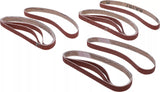 Slipband-sats | för BGS 8853 | 10 mm x 330 mm | K 60 - 80 - 120 | 12 delar. BGS 8853-1