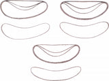 Slipband-sats | för BGS 8853 | 10 mm x 330 mm | K 60 - 80 - 120 | 12 delar. BGS 8853-1