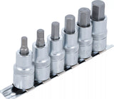 Bit-Insats-sats | 12,5 mm (1/2") | Inre sexkant 6 - 14 mm | 6 delar. BGS 8887