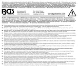 Verktyg-sats för Däcktryck Kontrollsystem (RDKS) | 18 delar. BGS 8889