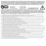 U-ringnyckel-sats | U-sidan med spärrfunktion | 8 - 21 mm | 13 delar. BGS 8914