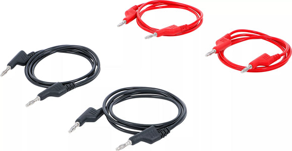 Universalmätare-Testkabel-sats | 4 mm. BGS 8937