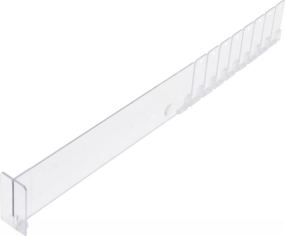 Plast-skiljare | transparent | 285 / 480 x 60 mm. BGS 89956