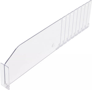 Plast-skiljare | transparent | 285 / 480 x 120 mm. BGS 89957