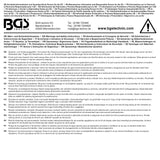 Vattenpumptång | med genomstucken led | 250 mm. BGS Diy 90461