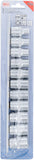 Hylsa-sats, Tolvkant | 12,5 mm (1/2") | 10 - 21 mm | 11 delar. BGS 9107