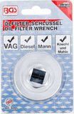 Oljefilternyckel | för VAG Diesel med MANN-/Mahle-Filter. BGS 9201
