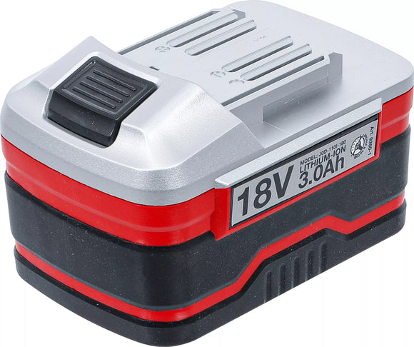 Reservbatteri | Li-Ion | 18 V / 3,0 Ah | för Laddningsbar mutterdragare BGS 9260. BGS Diy 9260-1