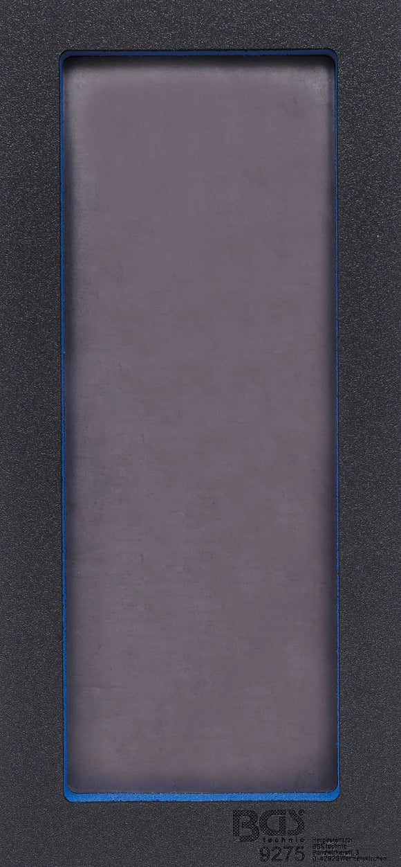 Verkstadsvagninlägg 1/3: Förvaringsfack med Magnetisk bottenplatta | 129 x 348 x 14 mm. BGS 9275