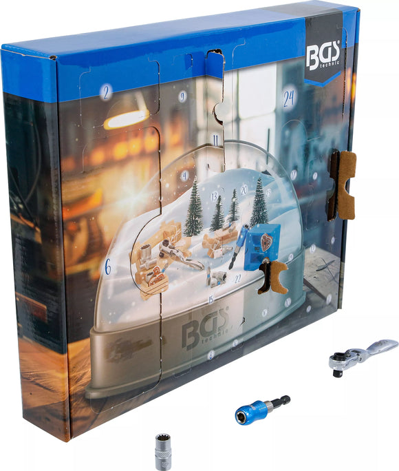 Adventskalender med verktyg 2025 BGS 95010