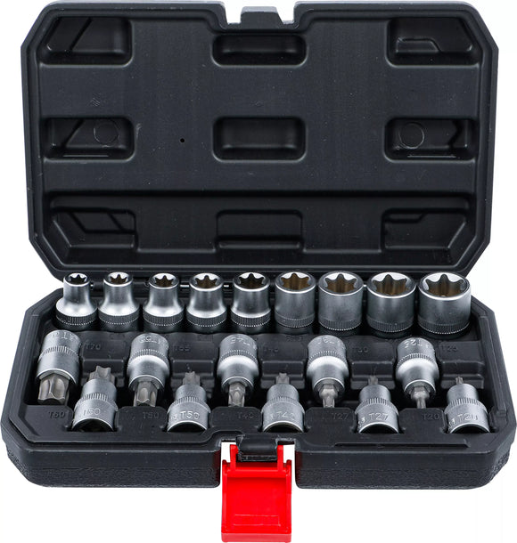 Bit-Insats-/hylsnyckel-sats | Inre sexkant 12,5 mm (1/2