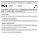 Verkstadsvagninlägg 1/6: Bränslelednings-Pluggar-Sortiment | 12 delar. BGS 9520