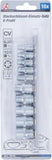 Hylsa-sats E-Profil | 6,3 mm (1/4") / 10 mm (3/8") | E4 - E16 | 10 delar. BGS Diy 9548