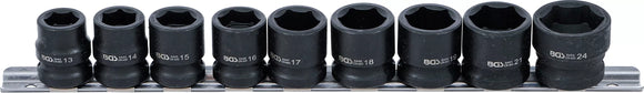 Krafthylsa-sats Sexkant, extra platt | 12,5 mm (1/2