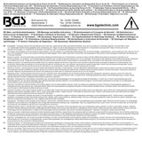 Turboladdare-Laddluftsystem-Testväska-sats | 17 delar. BGS 9585