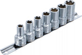 Hylsa-sats T-Profil Plus (för Torx Plus) | 10 mm (3/8") | 10EP - 20EP | 7 delar. BGS 9587