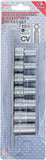 Hylsa-sats T-Profil Plus (för Torx Plus) | 10 mm (3/8") | 10EP - 20EP | 7 delar. BGS 9587