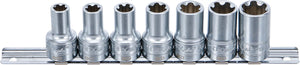 Hylsa-sats T-Profil Plus (för Torx Plus) | 10 mm (3/8") | 10EP - 20EP | 7 delar. BGS 9587