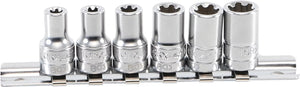 Hylsa-sats T-Profil Plus (för Torx Plus) | 6,3 mm (1/4") | 6EP - 12EP | 6 delar. BGS 9588